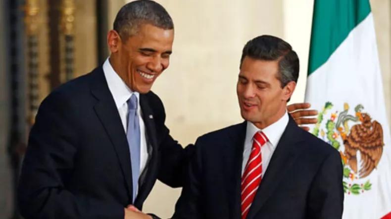 Barak Obama and Enrique Pena Nieto