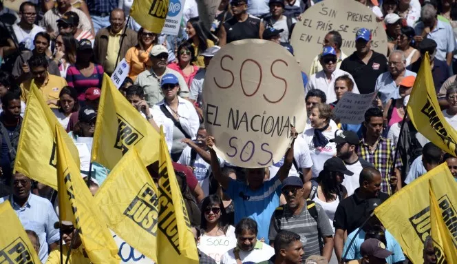 VENEZUELA-MEDIA-PROTEST