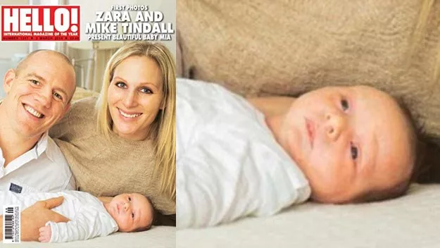 Zara Phillips y su familia.