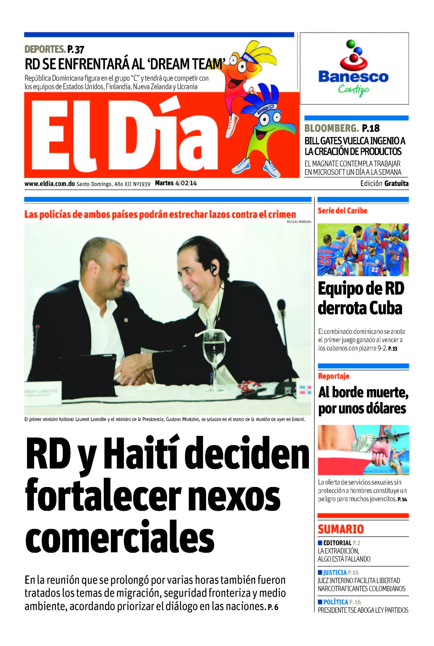 Portada impresa
