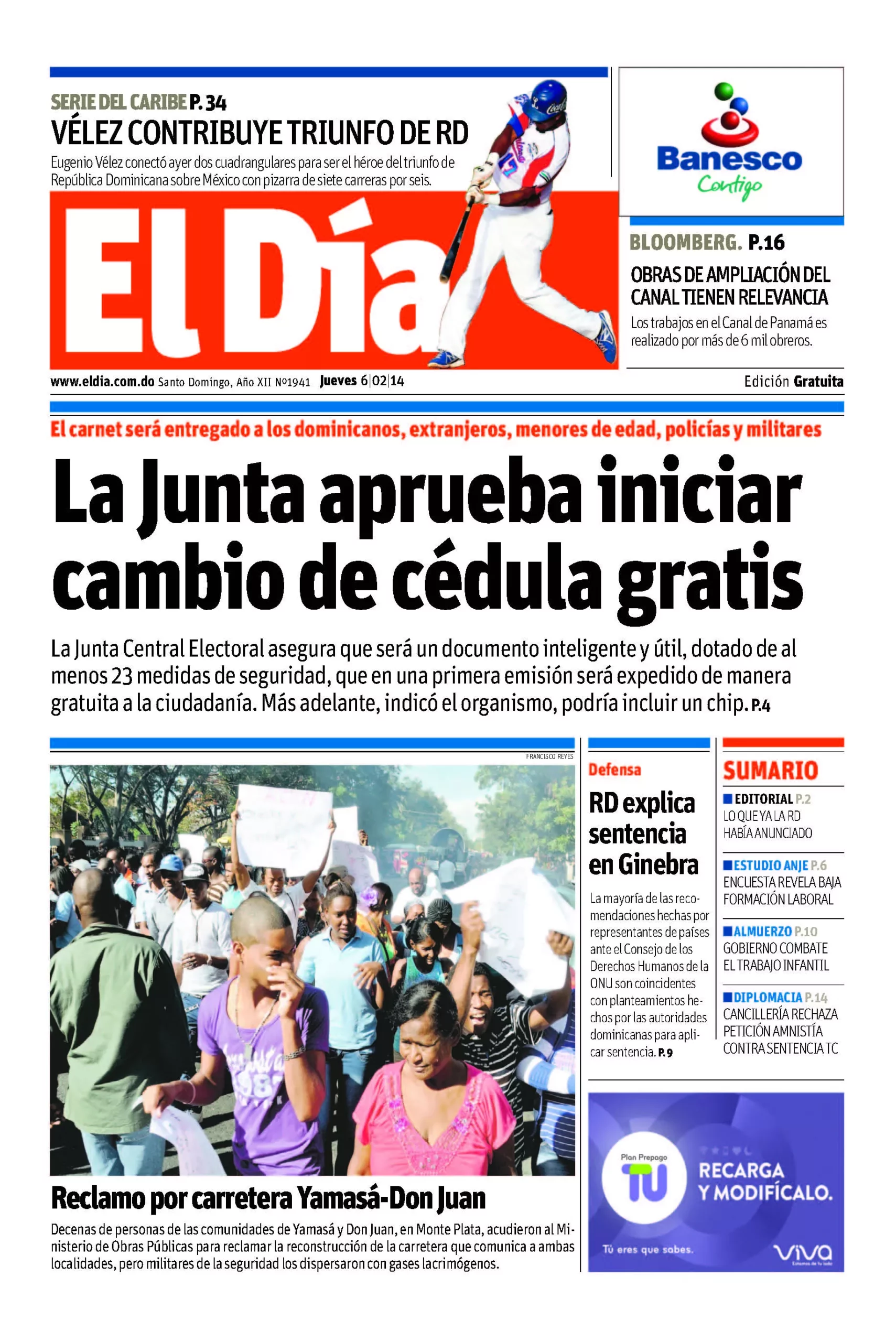 Portada impresa