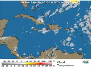 Onamet pronostica escasas lluvias para este domingo