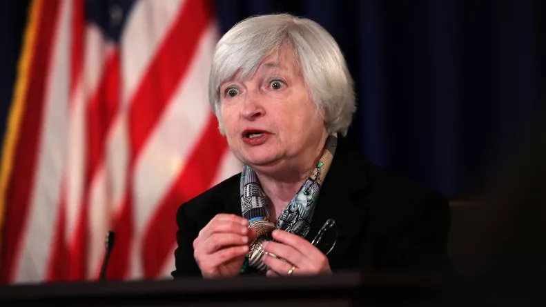 Fed Chair Janet Yellen Holds News Conference After Fed Interest Rate Meeting