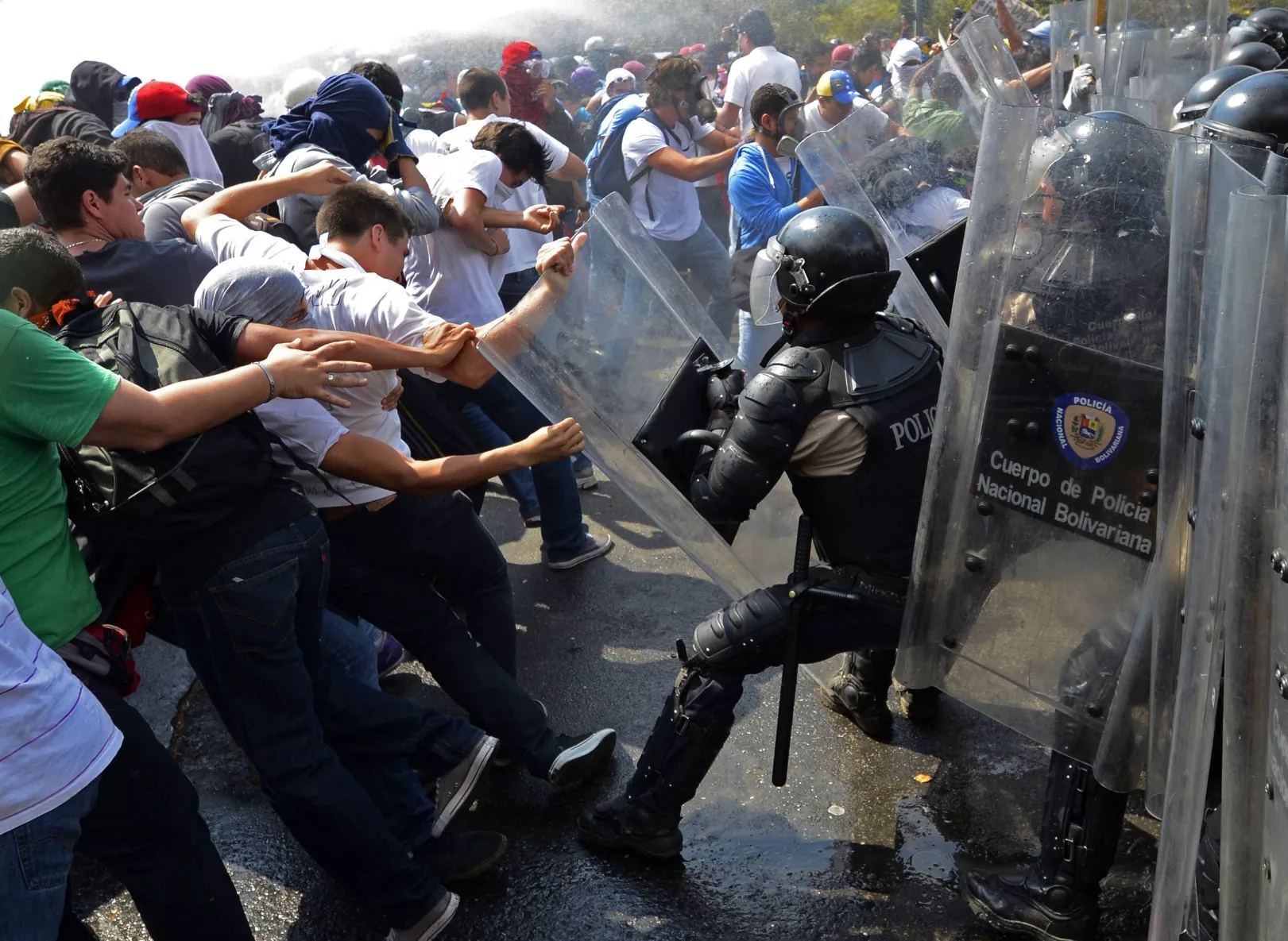 TOPSHOTS-VENEZUELA-POLITICS-OPPOSITION-PROTEST