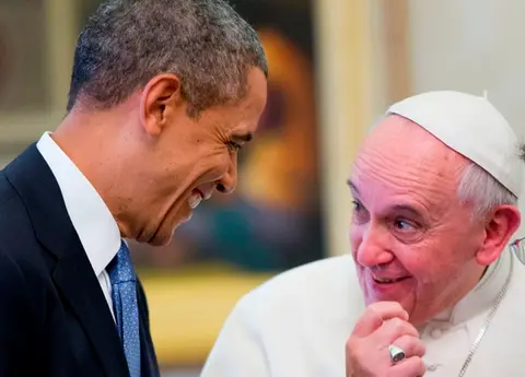 Obama dice el papa Francisco parece algo incómodo en su cargo