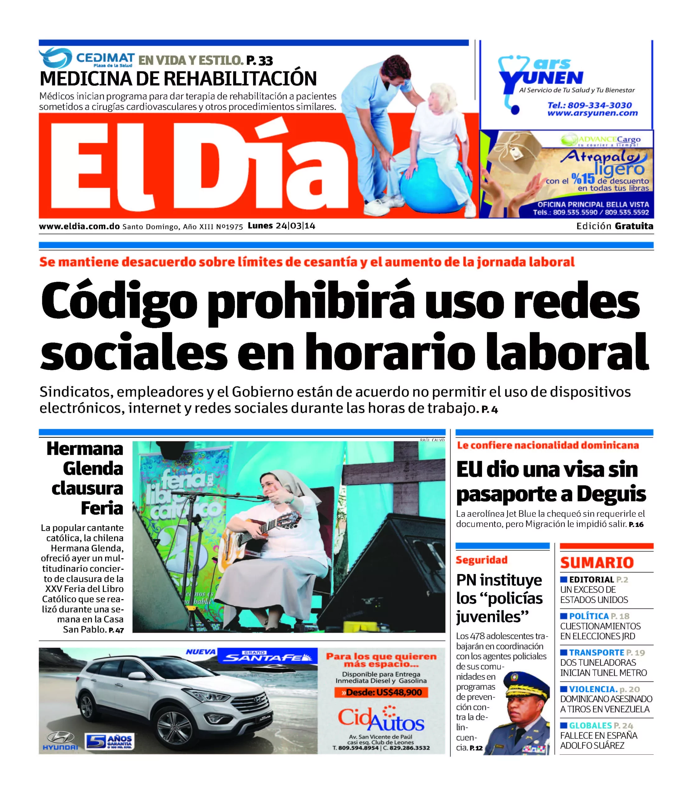 Portada impresa
