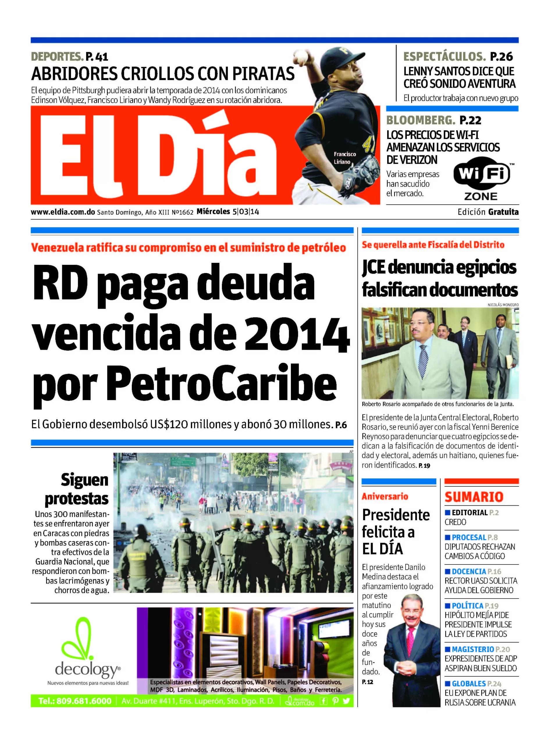 Portada impresa