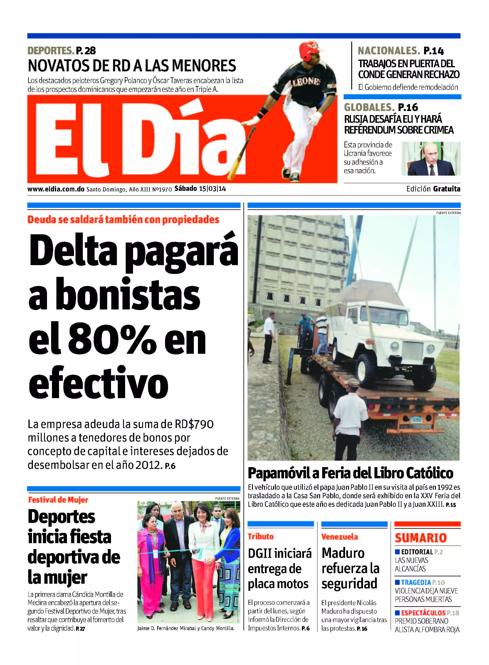 Portada impresa