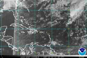 Sistema frontal provocará lluvias sobre el país