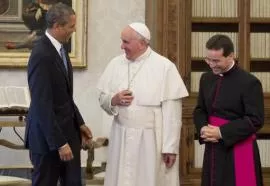 Obama y el Papa juntos por primera vez, en Roma