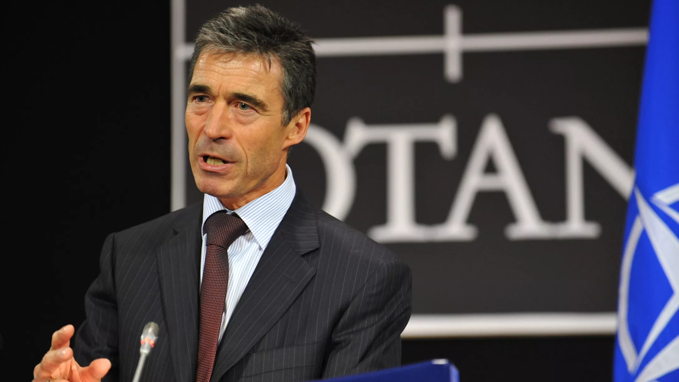 Anders Fogh Rasmussen, secretario general de la OTAN.