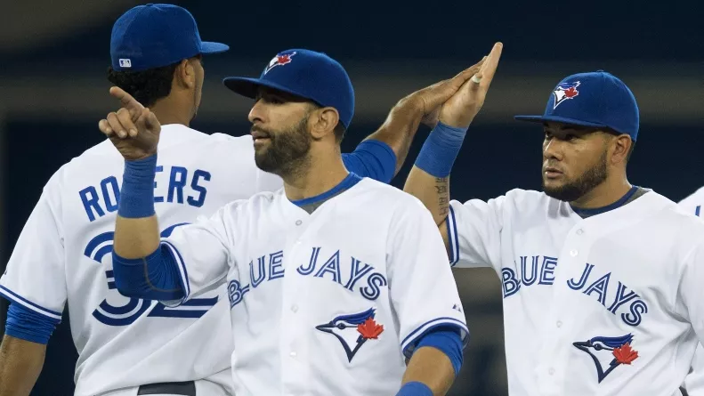 Brett Lawrie, Esmil Rogers, Melky Cabrera, Jose Bautista