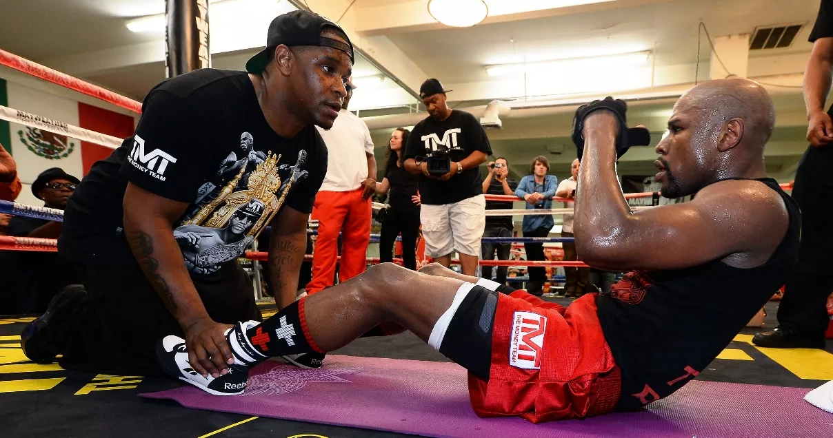 Floyd Mayweather Jr. Media Workout