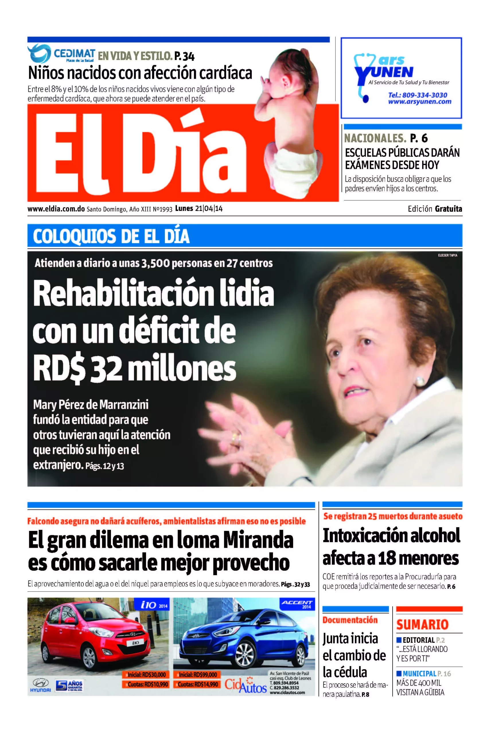Portada impresa