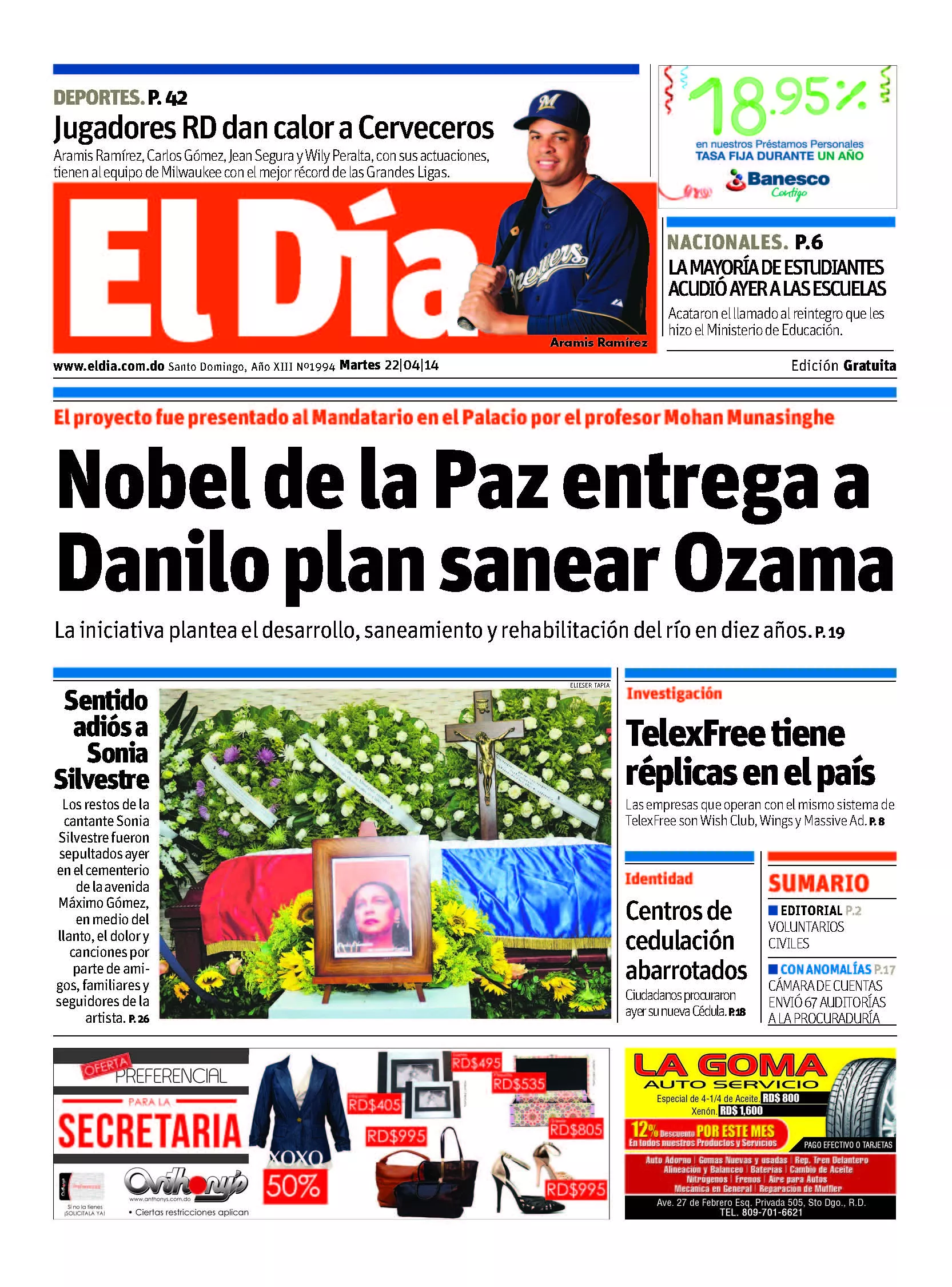 Portada impresa