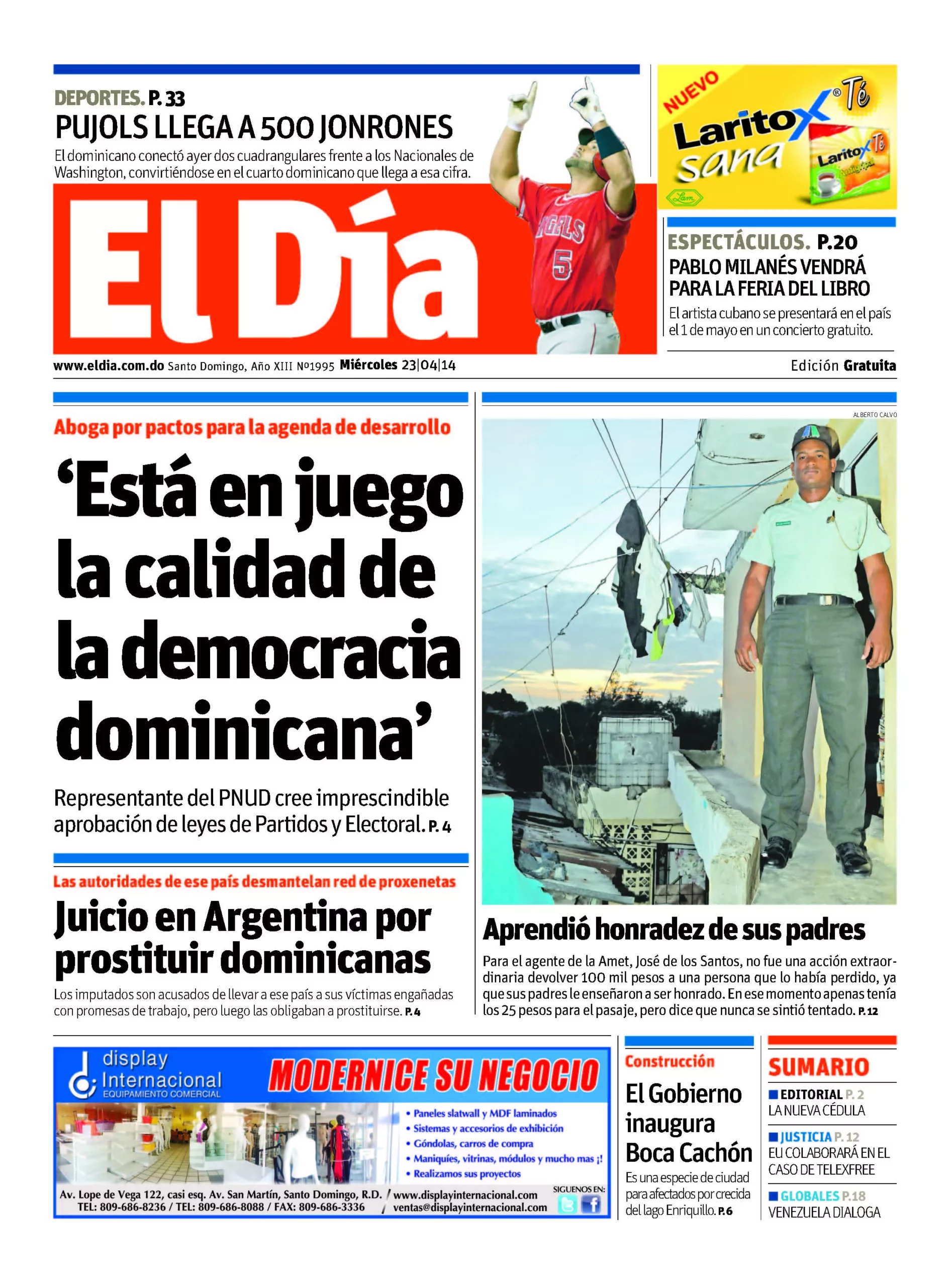 Portada impresa