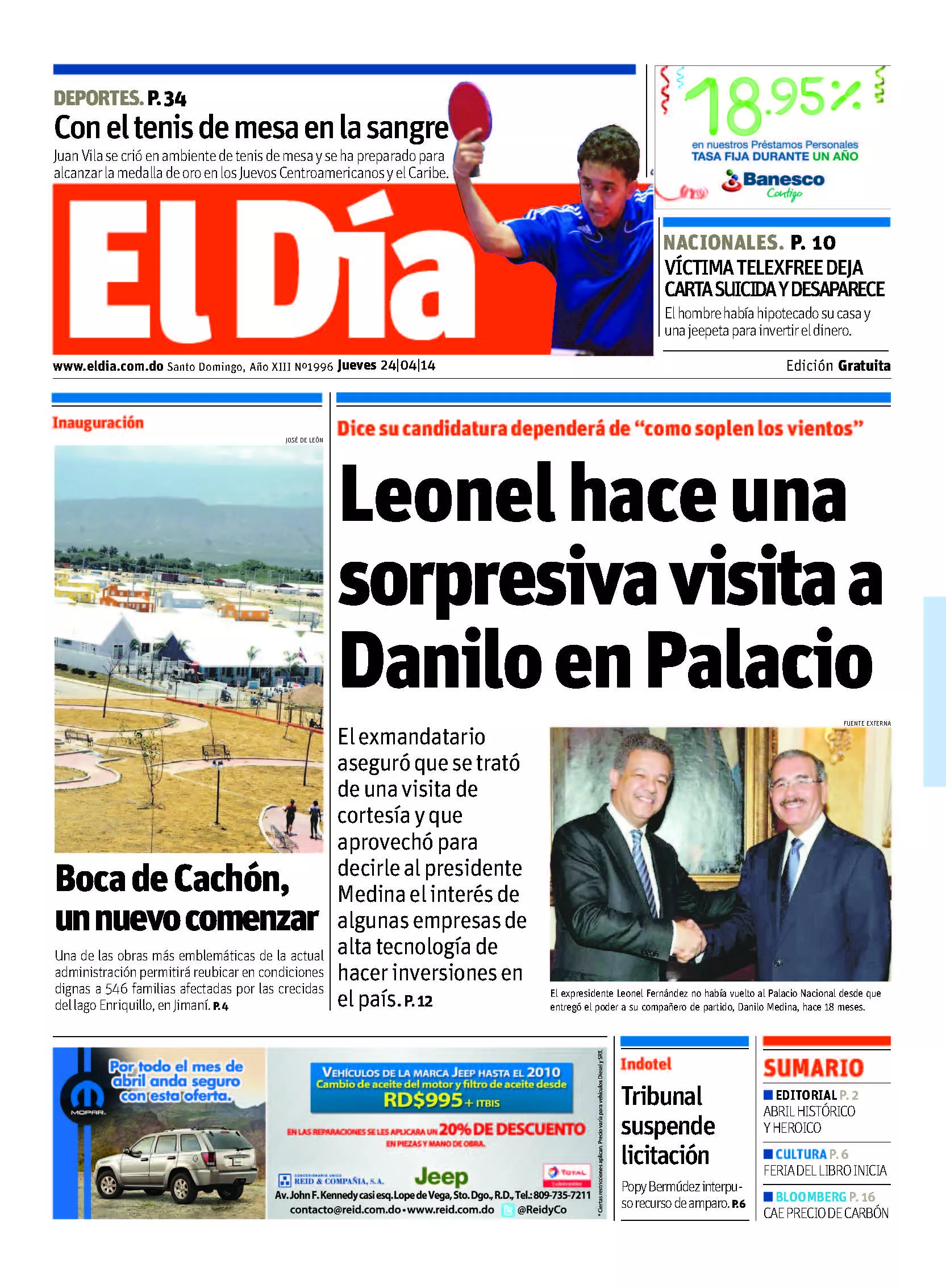 Portada impresa