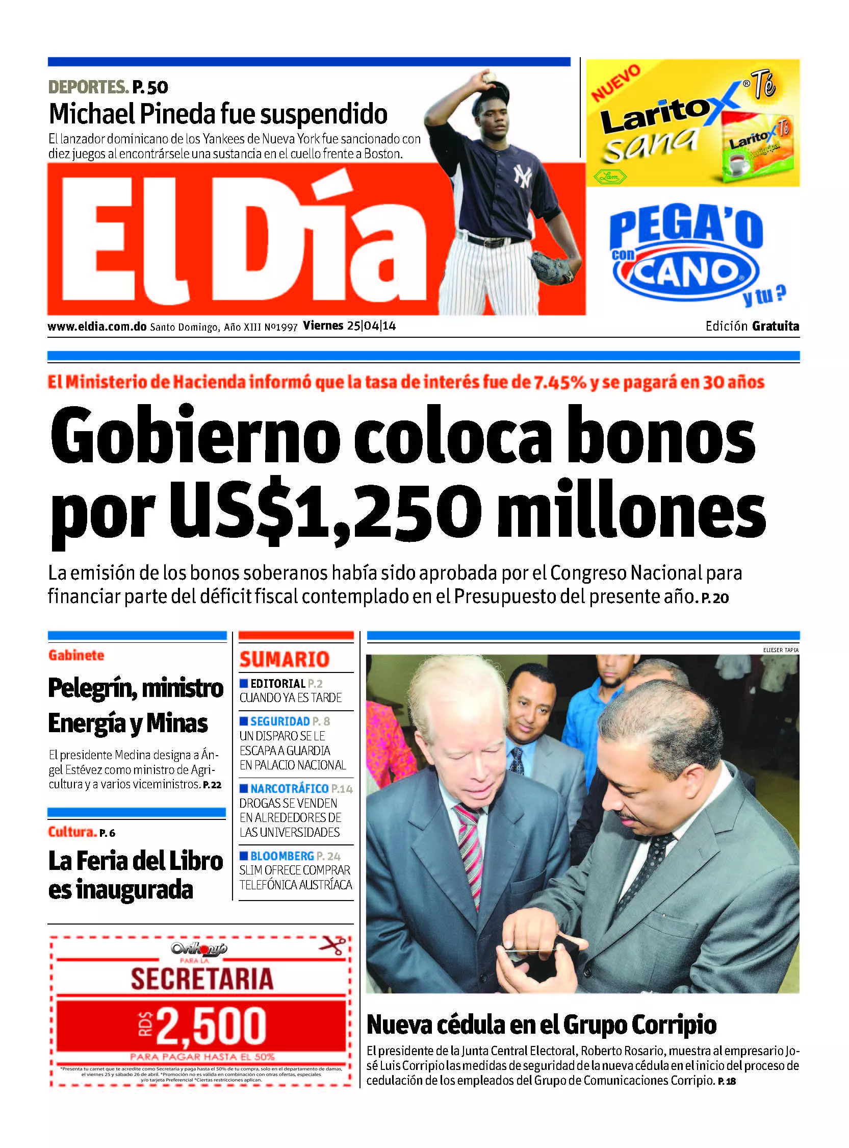 Portada impresa