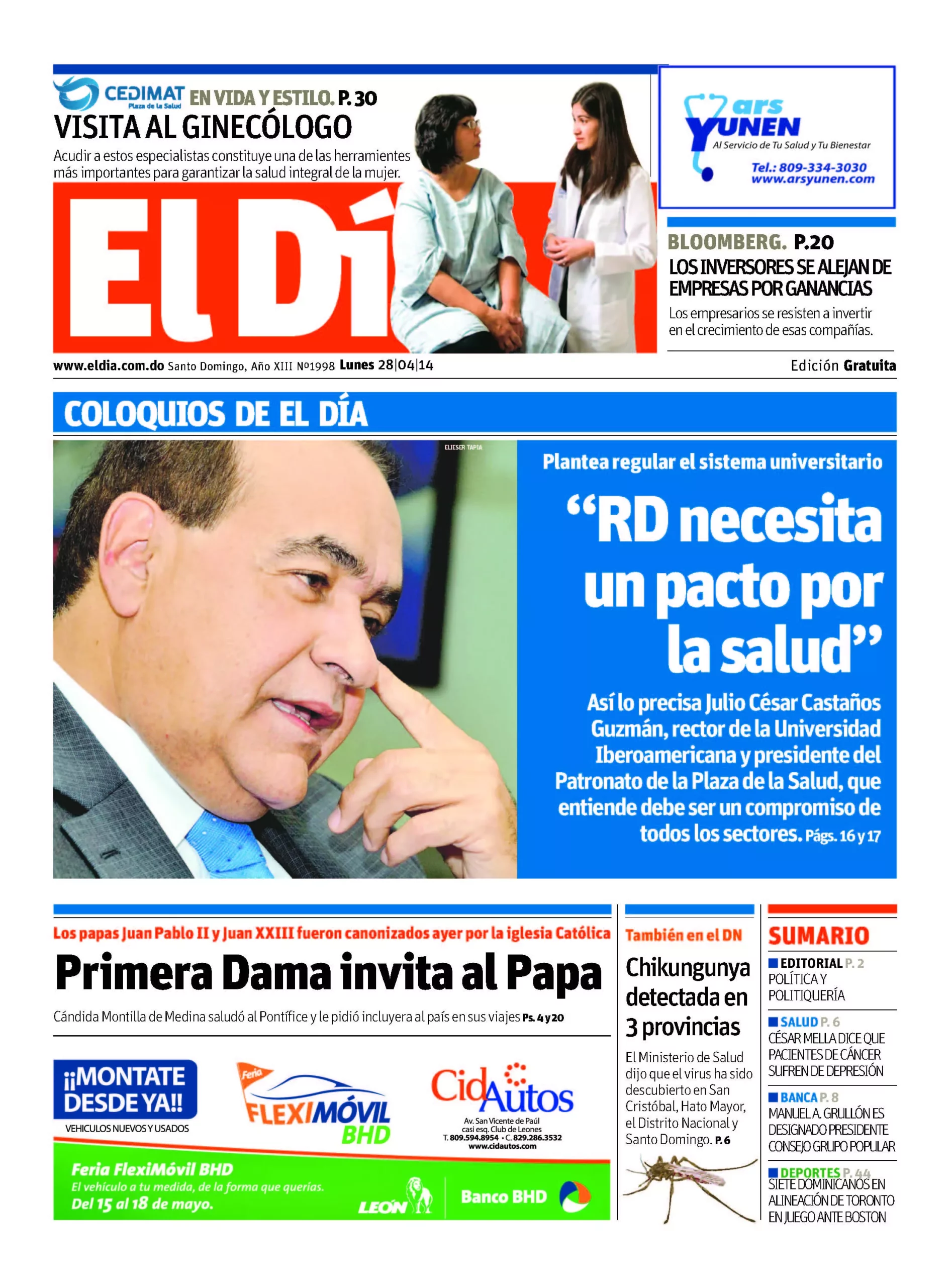Portada impresa