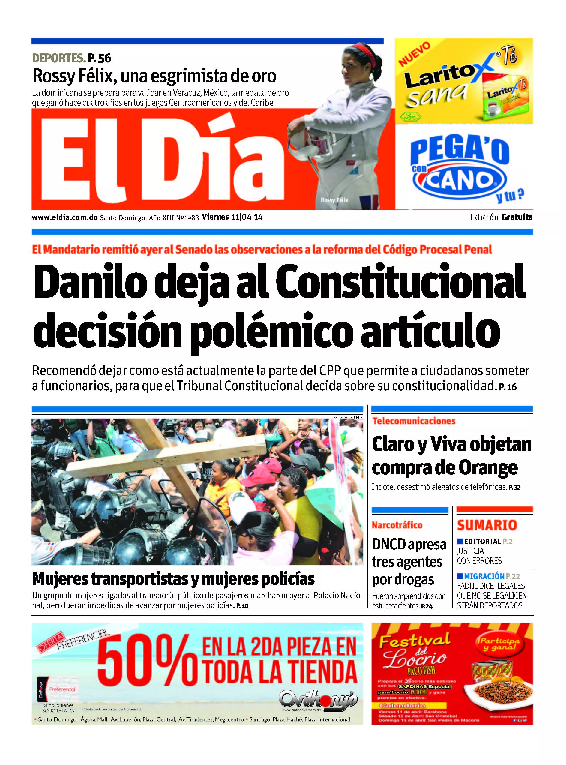 Portada impresa