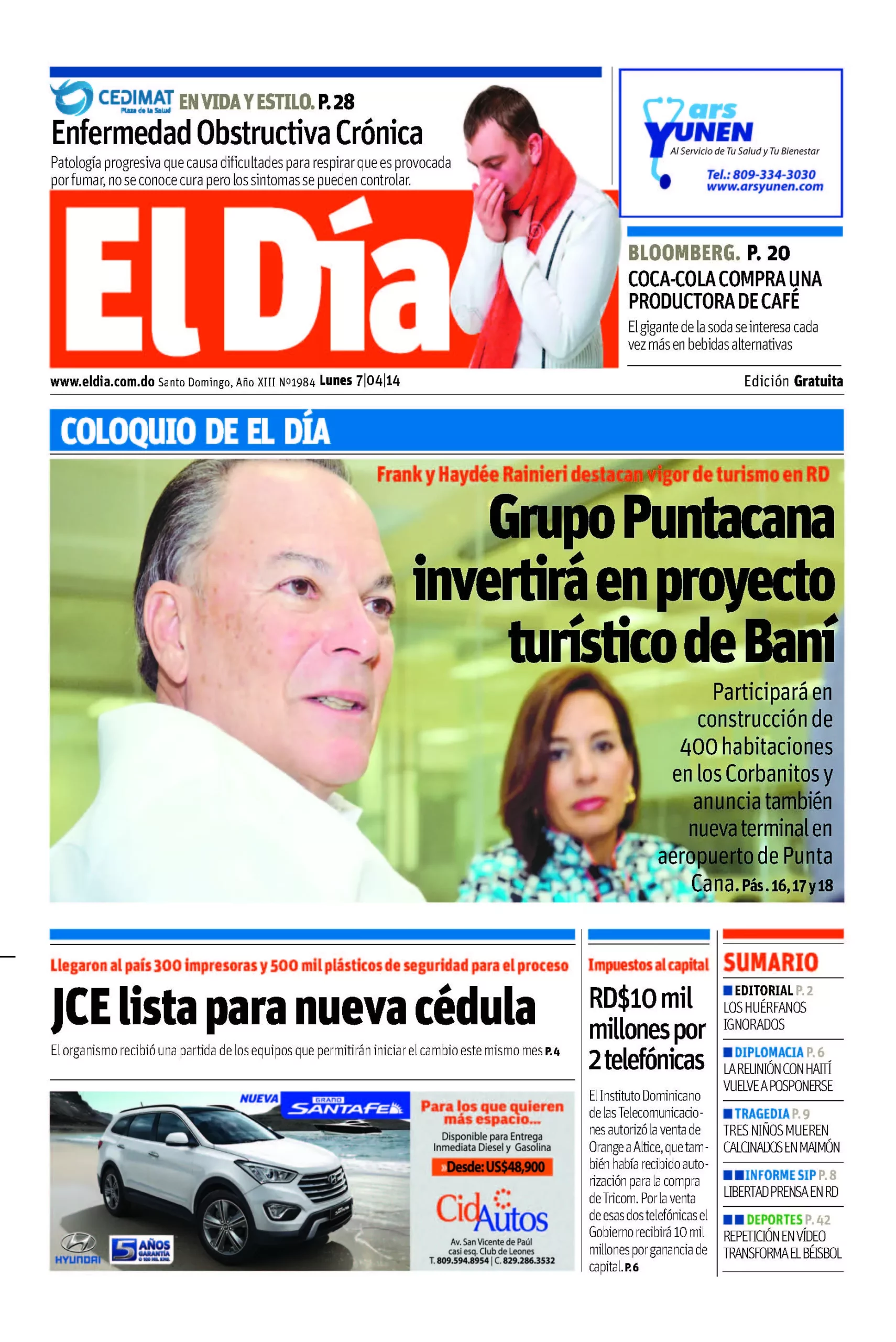 portada impresa