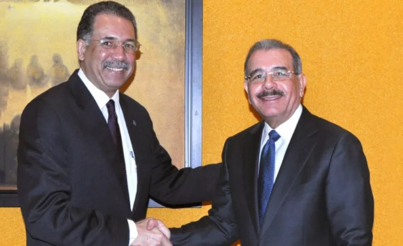 El presidente Danilo Medina,Simon Lizardo,
