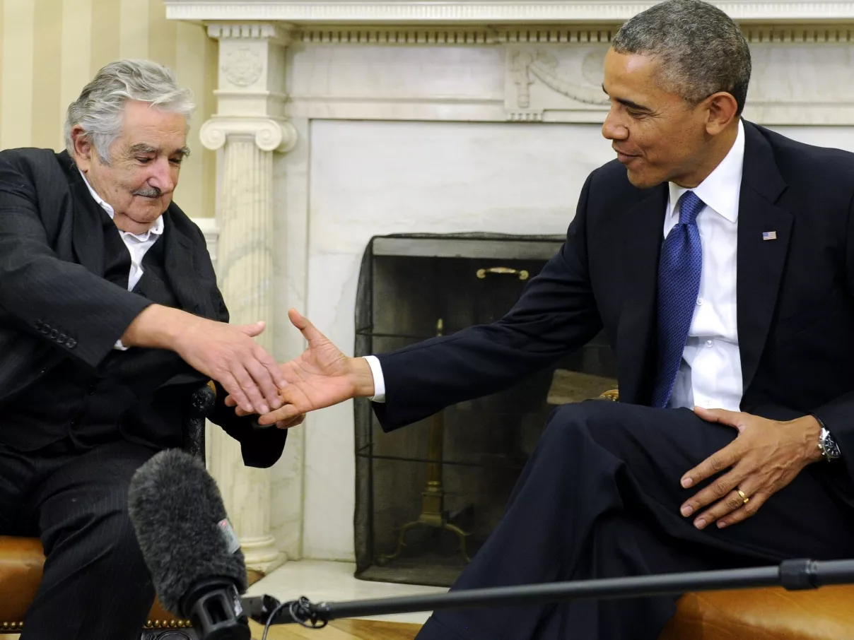 Obama recibe Mujica en la Casa Blanca