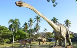 Para vivir  una aventura con  dinosaurios Jardín Botánico