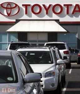 Las ventas de autos Toyota aumentan EU