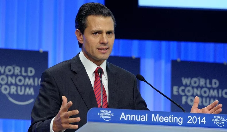 SWITZERLAND-DAVOS-ECONOMY-MEXICO