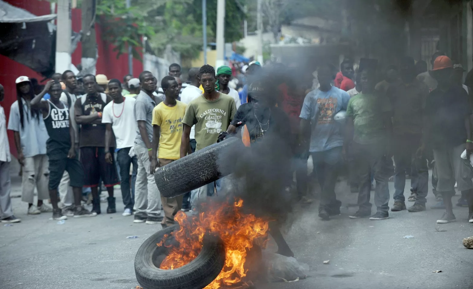 HAITI-POLITICS-MARTELLY-PROTEST