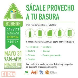 Ecobasura realizará Jornada de reciclaje en Parque Mirador Sur