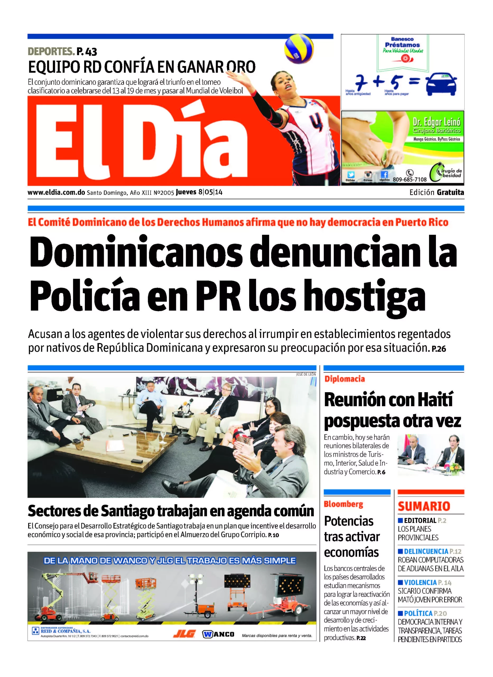 Portada impresa
