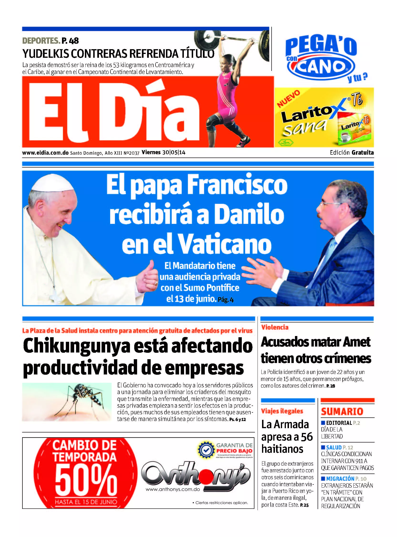 Portada impresa