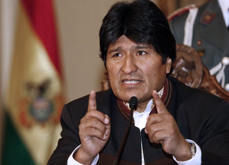 Bolivia: helicóptero de Evo Morales aterriza de emergencia