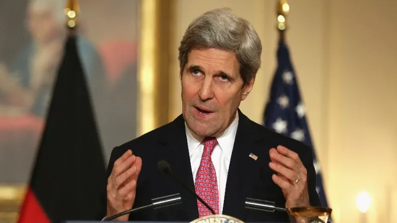 Secretary Of State John Kerry Meets With German Foreign Minister Frank-Walter Steinmeier At The State Department