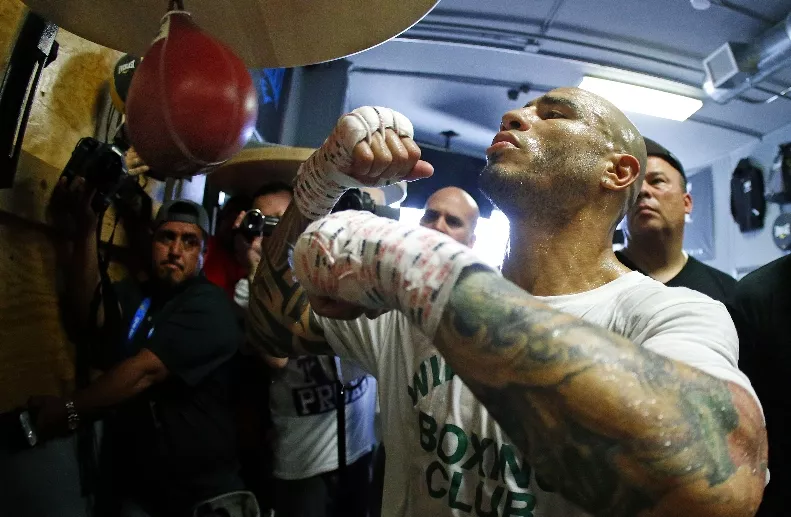 Miguel Cotto Media Workout