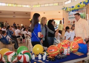 Departamento Aeroportuario inaugura campamento  Quisqueya Crece 2014