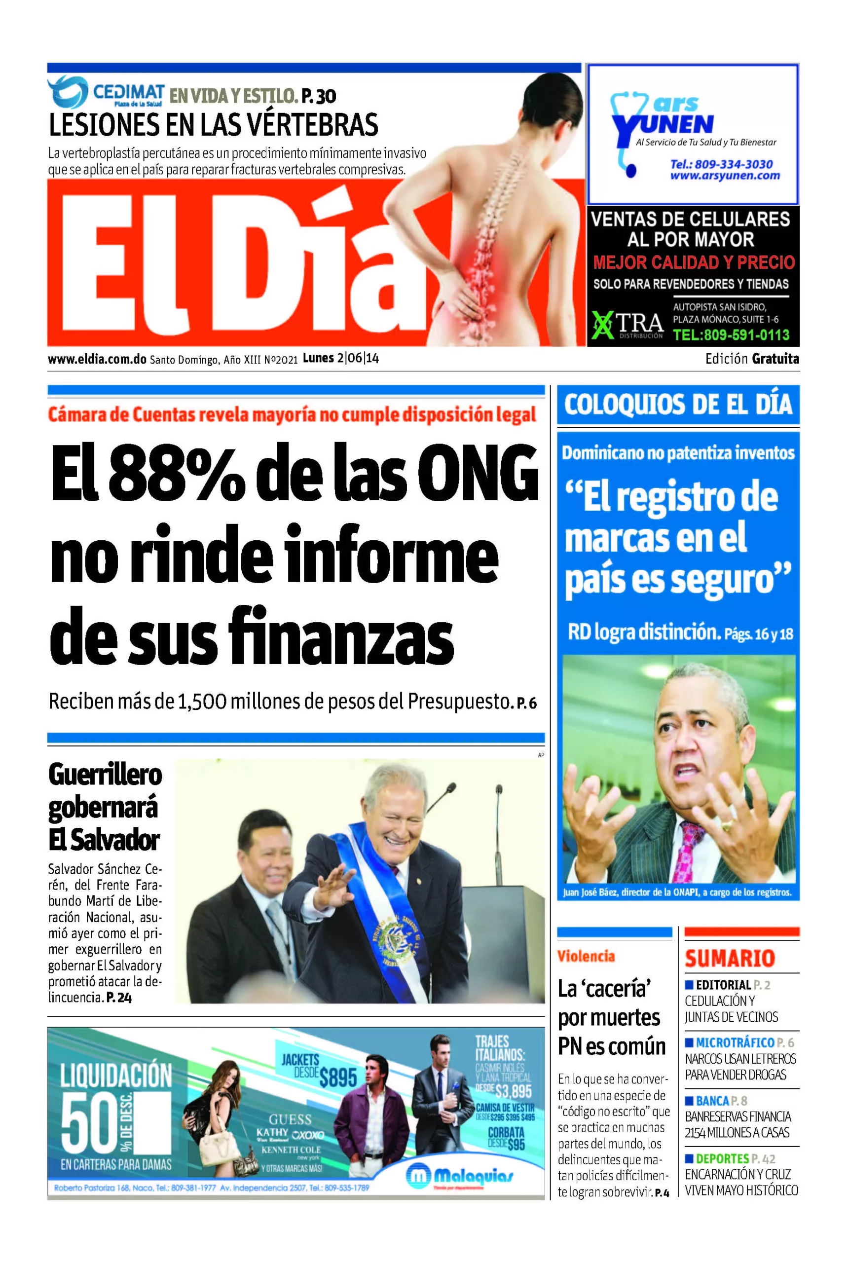 Portada impresa