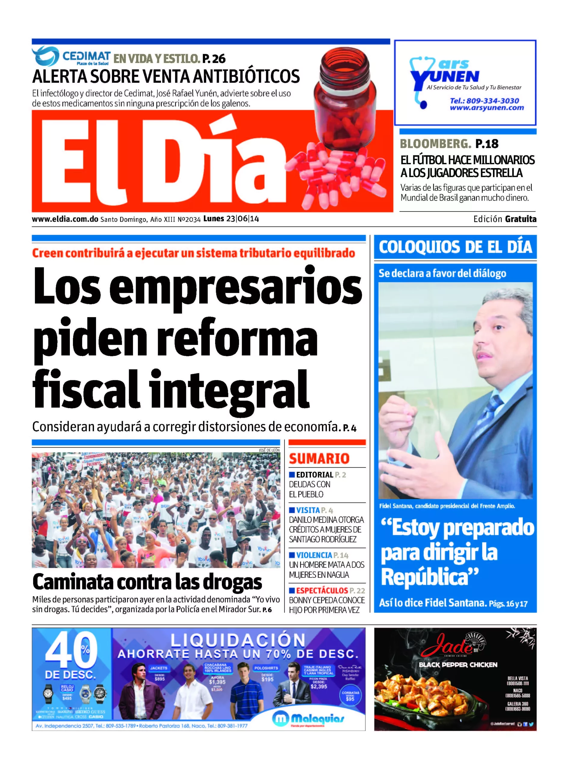 Portada impresa