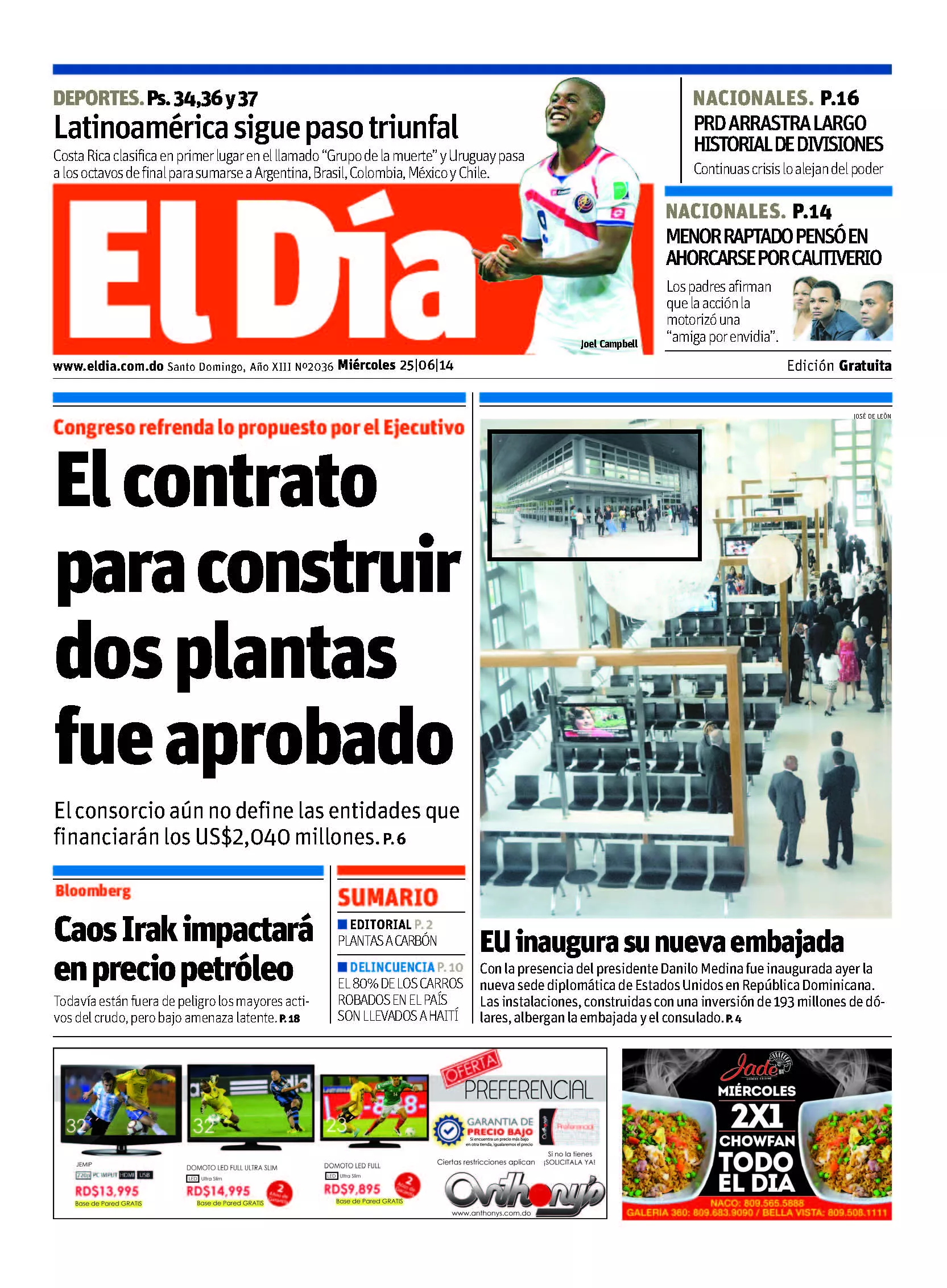 Portada impresa