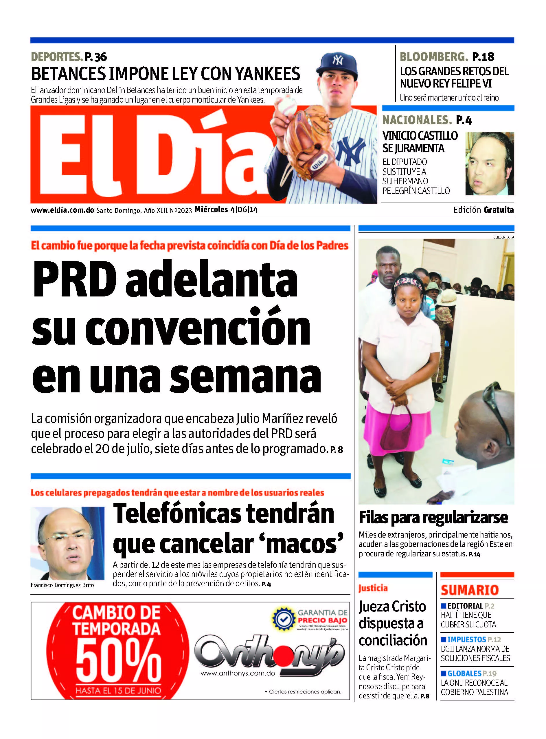 Portada impresa
