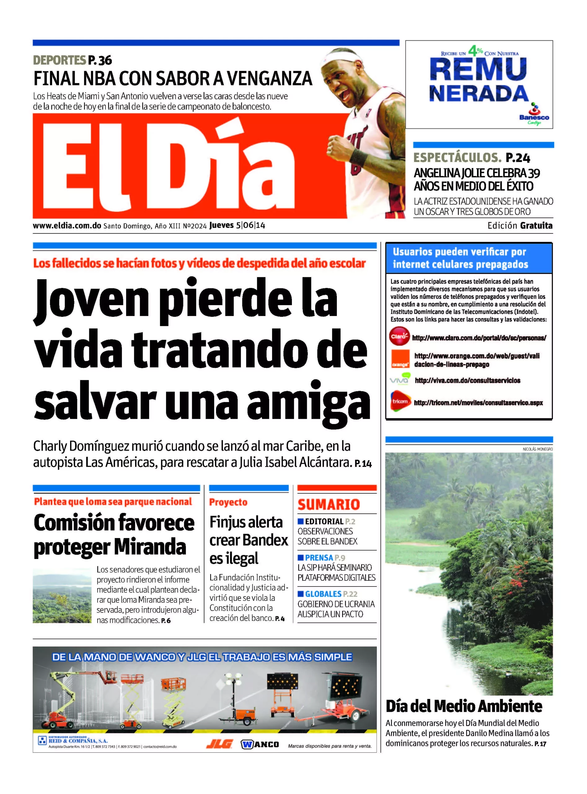 Portada impresa