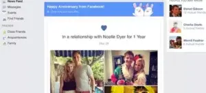 Facebook estrena una función sólo para parejas de enamorados