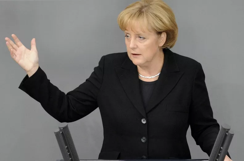 GERMANY-FINANCE-PARLIAMENT-MERKEL