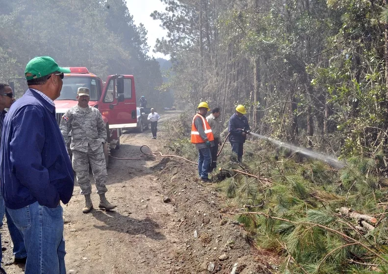 Lluvias ayudan controlar fuego