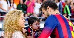 Piqué recuerda los insultos de la afición del Espanyol a Shakira y a su hijo Milan