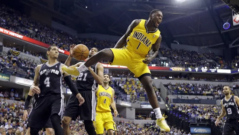 Tim Duncan, Danny Green, Lance Stephenson