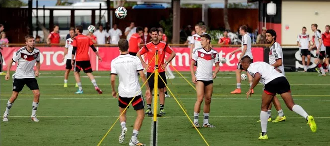 Alemania ensaya el lanzamiento de penaltis