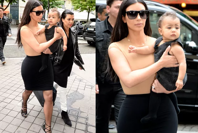 Como en las películas: Kim Kardashian contrata doble de su hija para despistar paparazzis  